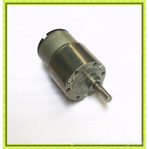 Metal gearbox 37mm diameter small geared motor dc 24v for Automatic paper dispenser